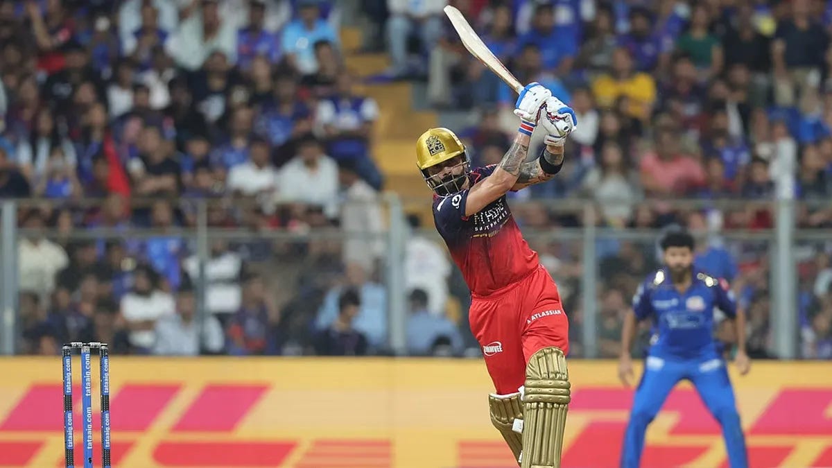 Kohli misuses his bat, & MI misuse their best bowler