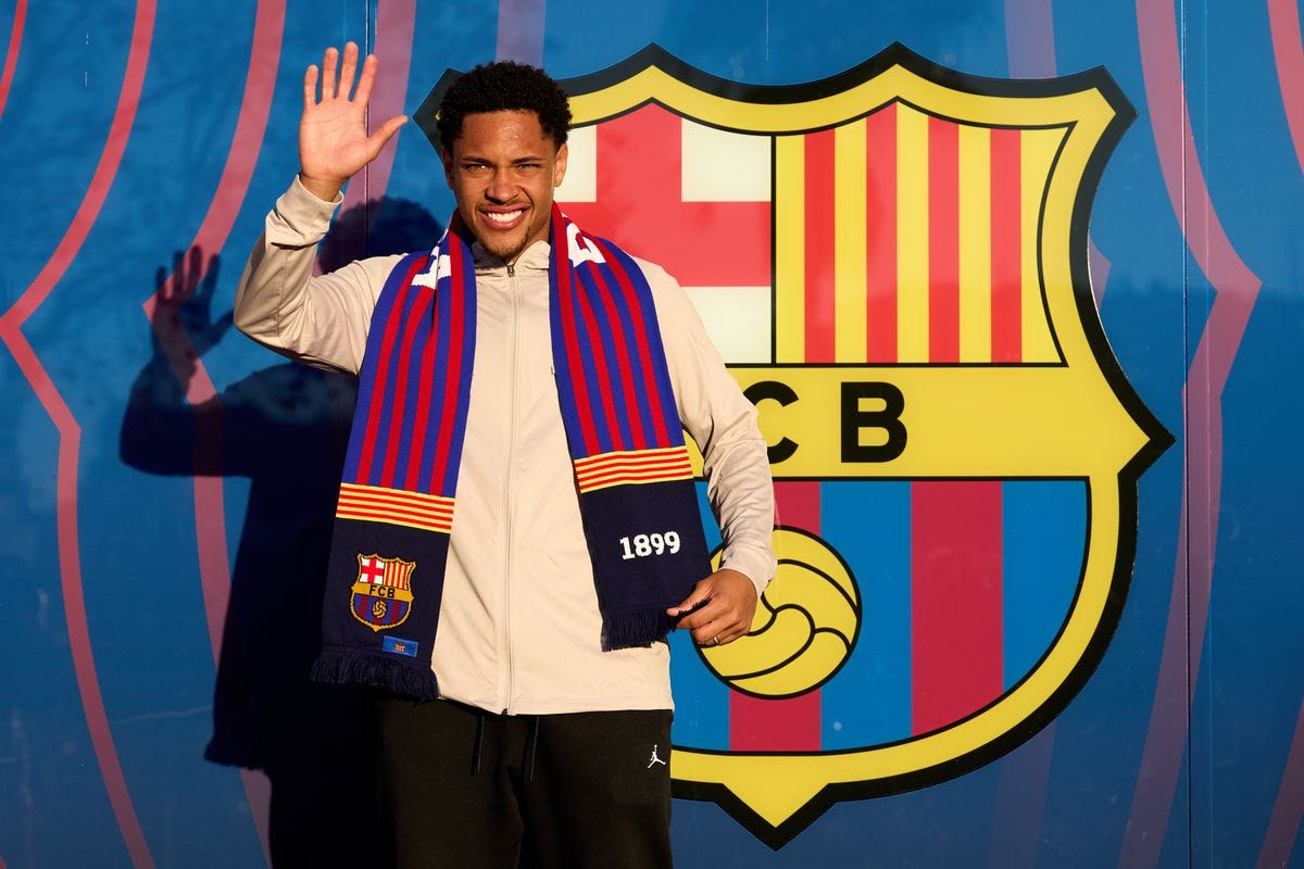 FC Barcelona Unveil New Signing Victor Roque