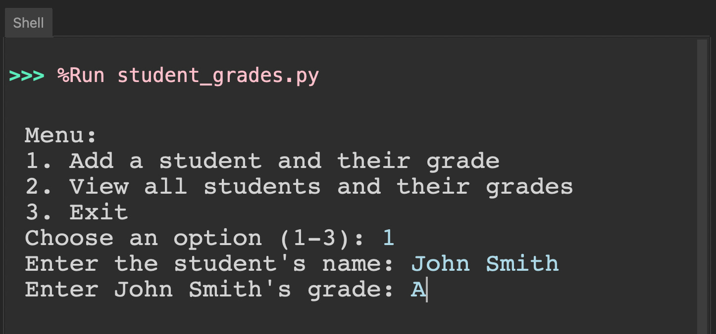 Student Grades Tracker - by Ardit Sulce