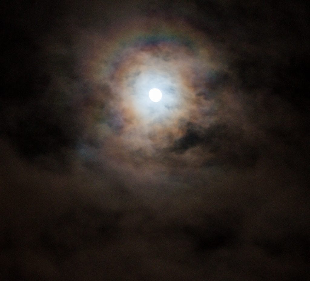A Rainbow Moon Over San Francisco - Far Out City