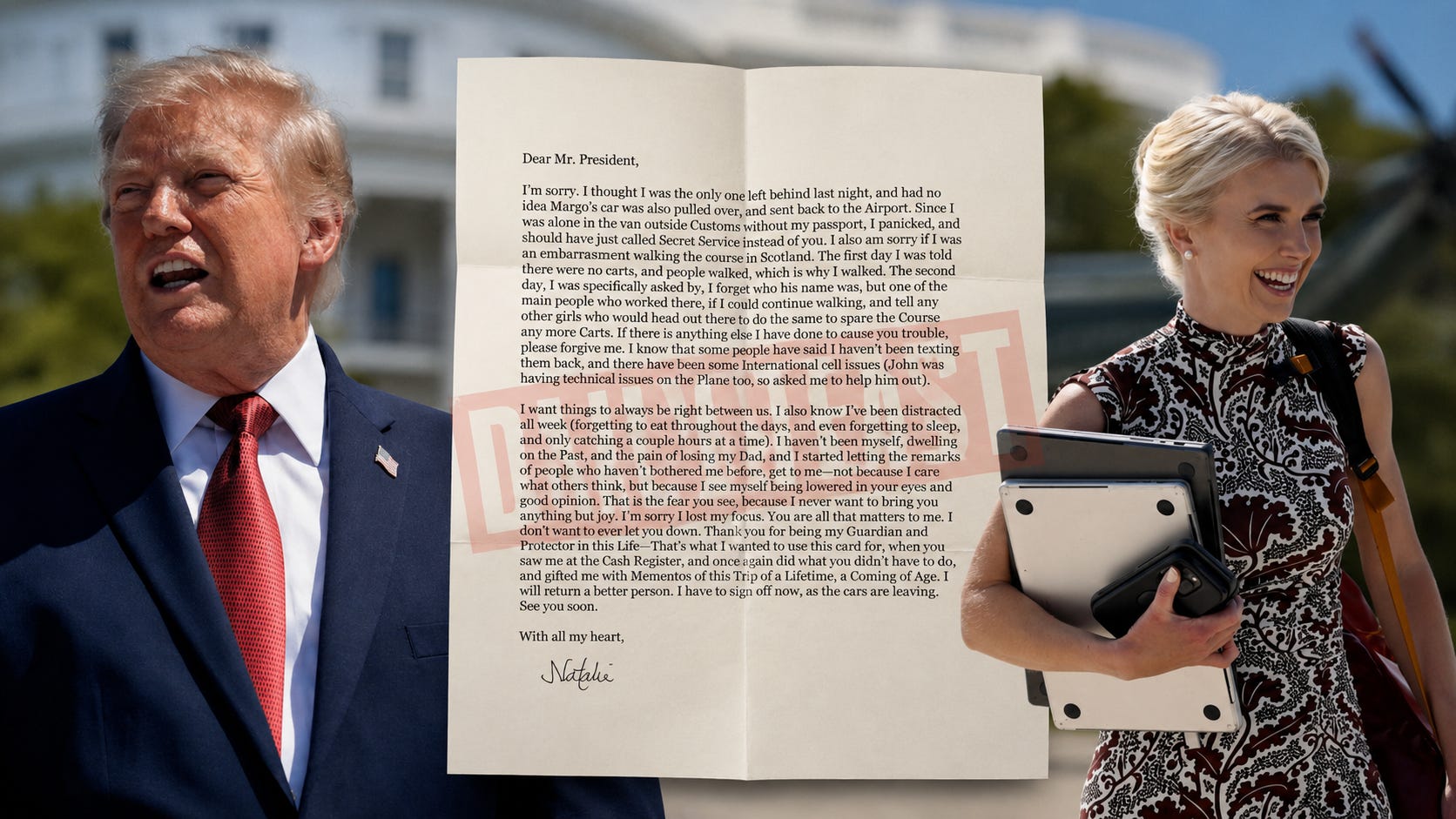 BREAKING: Concerning Natalie Harp Love Letters Exposed, Trump Admits His Own Beef Prices, and He Spends the Night Posting AI Art of Himself