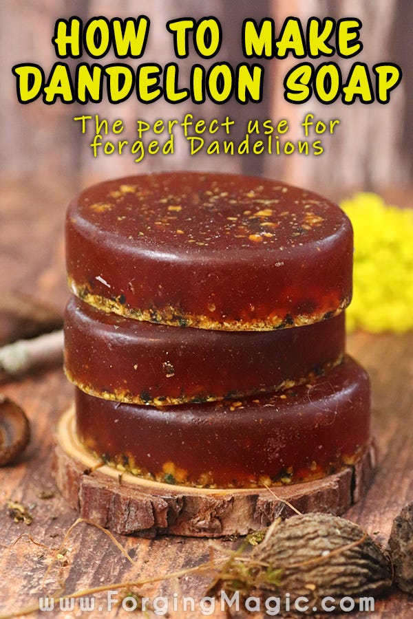 Dandelion Soap Making Project