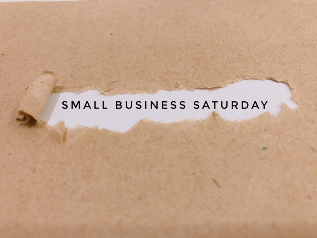 Small business Saturday