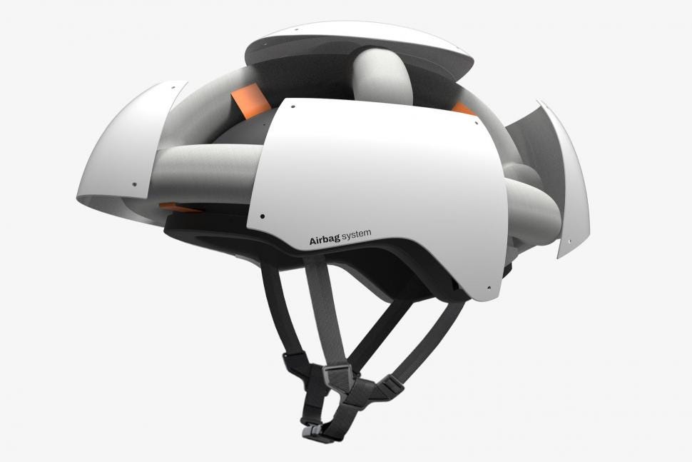Bientôt un événement à venir ? Le casque de vélo avec airbag intégré est sur le point de devenir réalité grâce au brevet POC