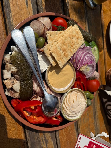 A collection of dished from Romania