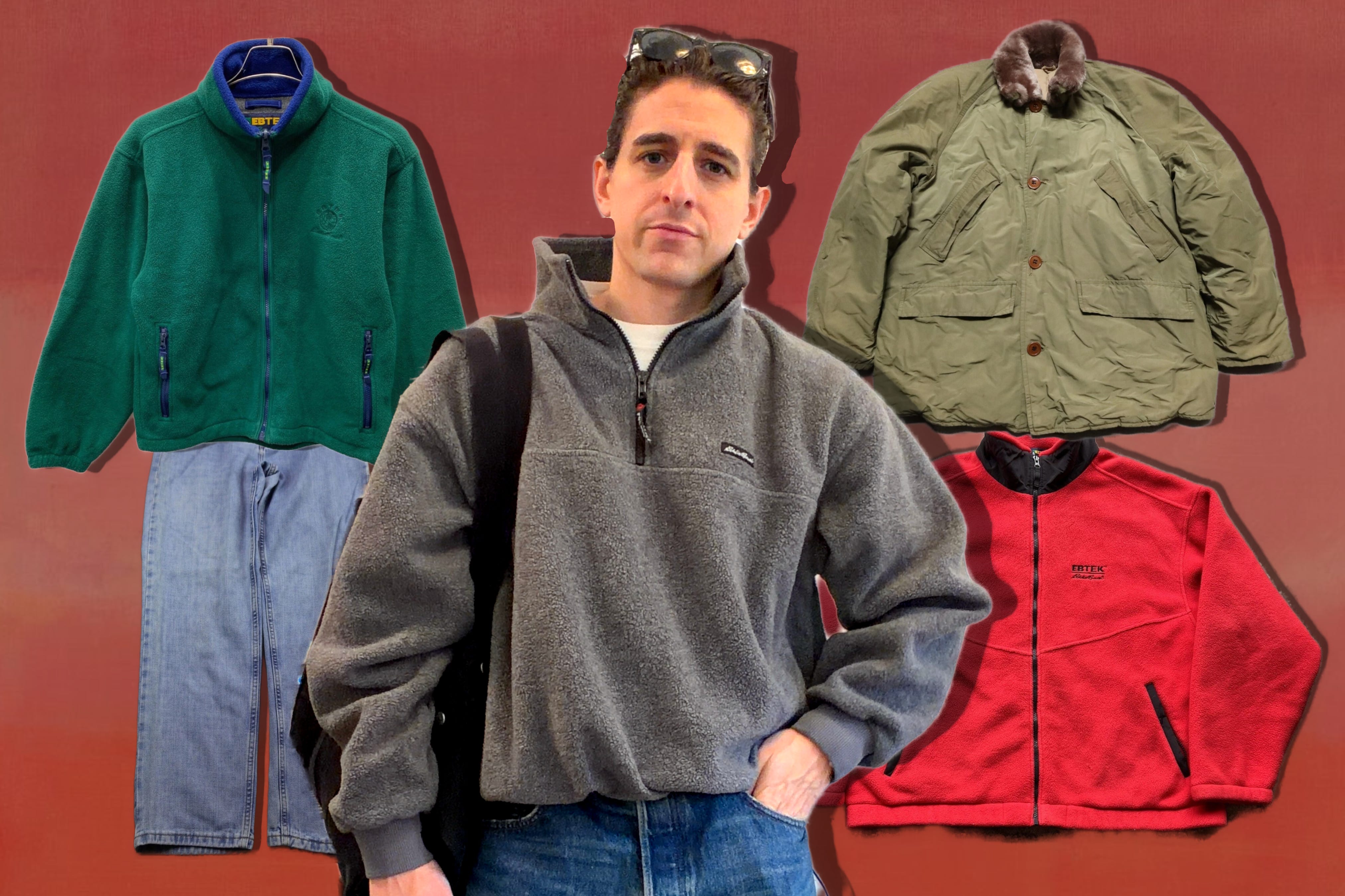 雰囲気系 Eddie Bauer 80s USA製 インディゴ チェックブルゾン 古着 80s Eddie Bauer ダーク チェック プルオーバー コットン