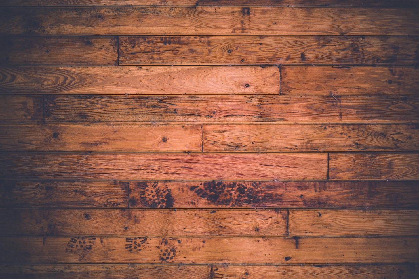 wood panelled floor