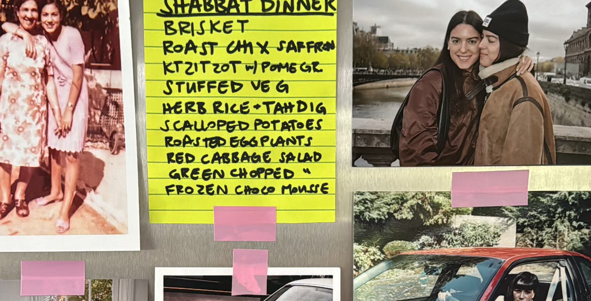 How I Plan My Shabbat Dinner Menu - by Arielle Nir Mamiye