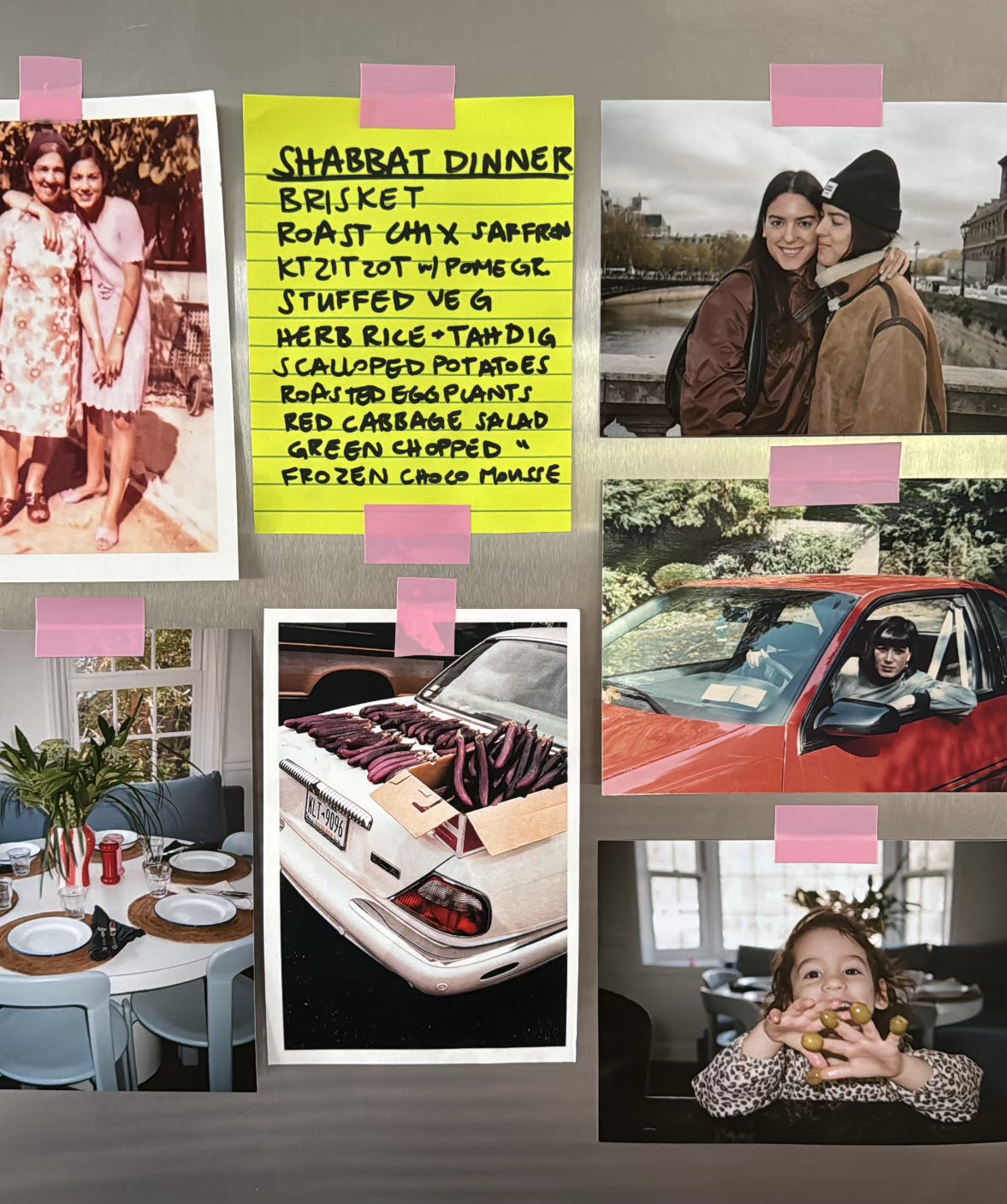 How I Plan My Shabbat Dinner Menu - by Arielle Nir Mamiye