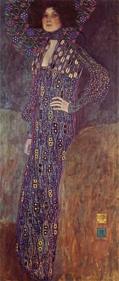 Portrait of Emilie Flöge, 1902, Gustav Klimt