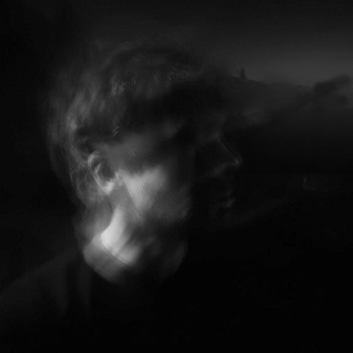 photos of Stray Theories and his new album cover