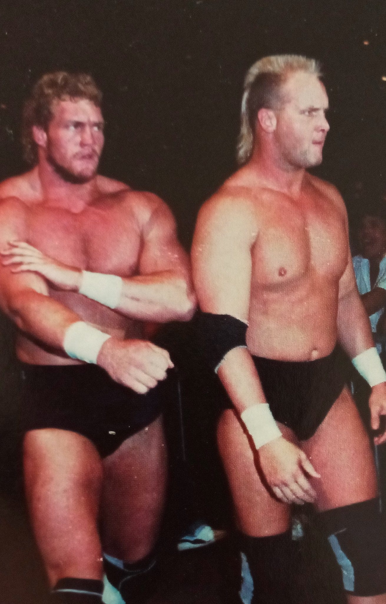 Rasslin' History 101 on X: "Big Sid Vicious and Dangerous Dan Spivey,the  fearsome Skyscrapers back in 1989 https://t.co/y4xN1IdOqm" / X