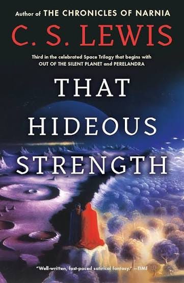 That Hideous Strength (Space Trilogy, Book 3): Lewis, C.S.: 9780743234924: Amazon.com: Books That Hideous Strength (Space Trilogy, Book 3): Lewis, C.S.: 9780743234924: Amazon.com: Books