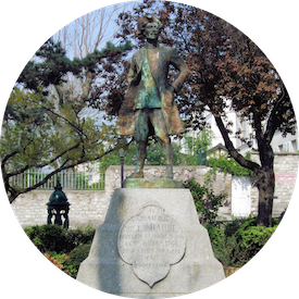MyFrenchLife™ - Laïcité - Chevalier de la Barre Statue Montmartre MyFrenchLife™ - Laïcité - Chevalier de la Barre Statue Montmartre