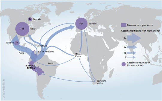 <p>Source: <a href="/unodc/en/data-and-analysis/WDR-2010.html" rel="nofollow">UNODC World Drug Report 2010</a></p>