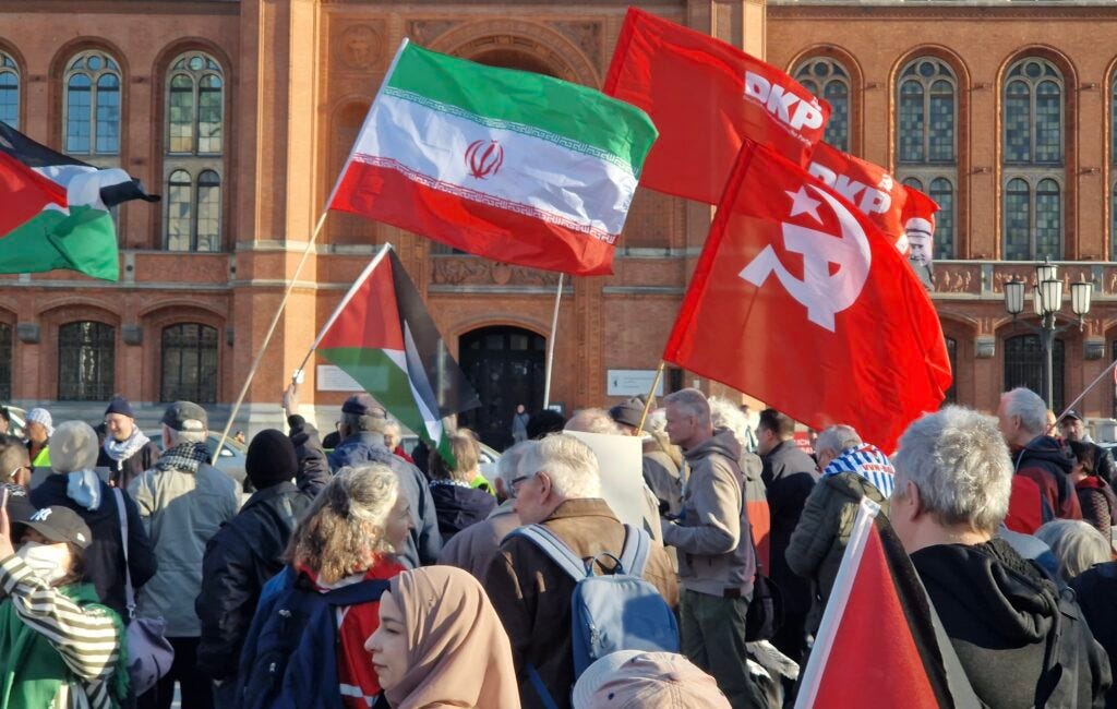 Iran solidarity rally in Berlin