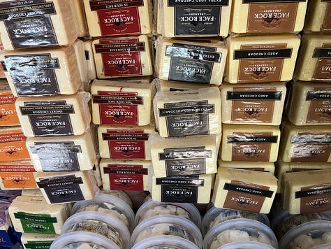 Different cheeses