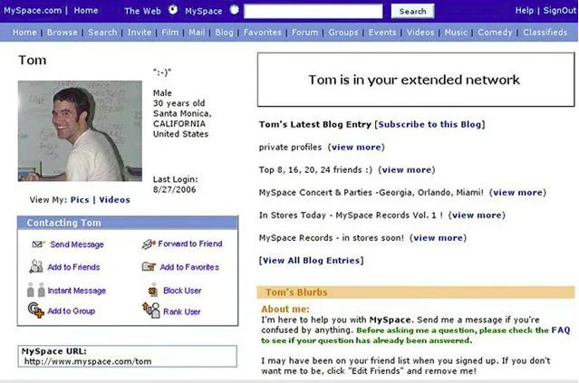 Myspace as a Cornerstone of Internet History. | by Aimee Martinez | Medium
