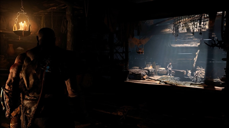 Inside their home