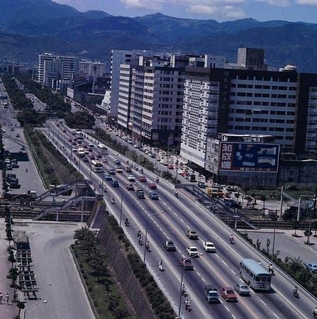 復旦橋全景，攝於民國六十七年(1978)，現存於文建會國家文化資料庫