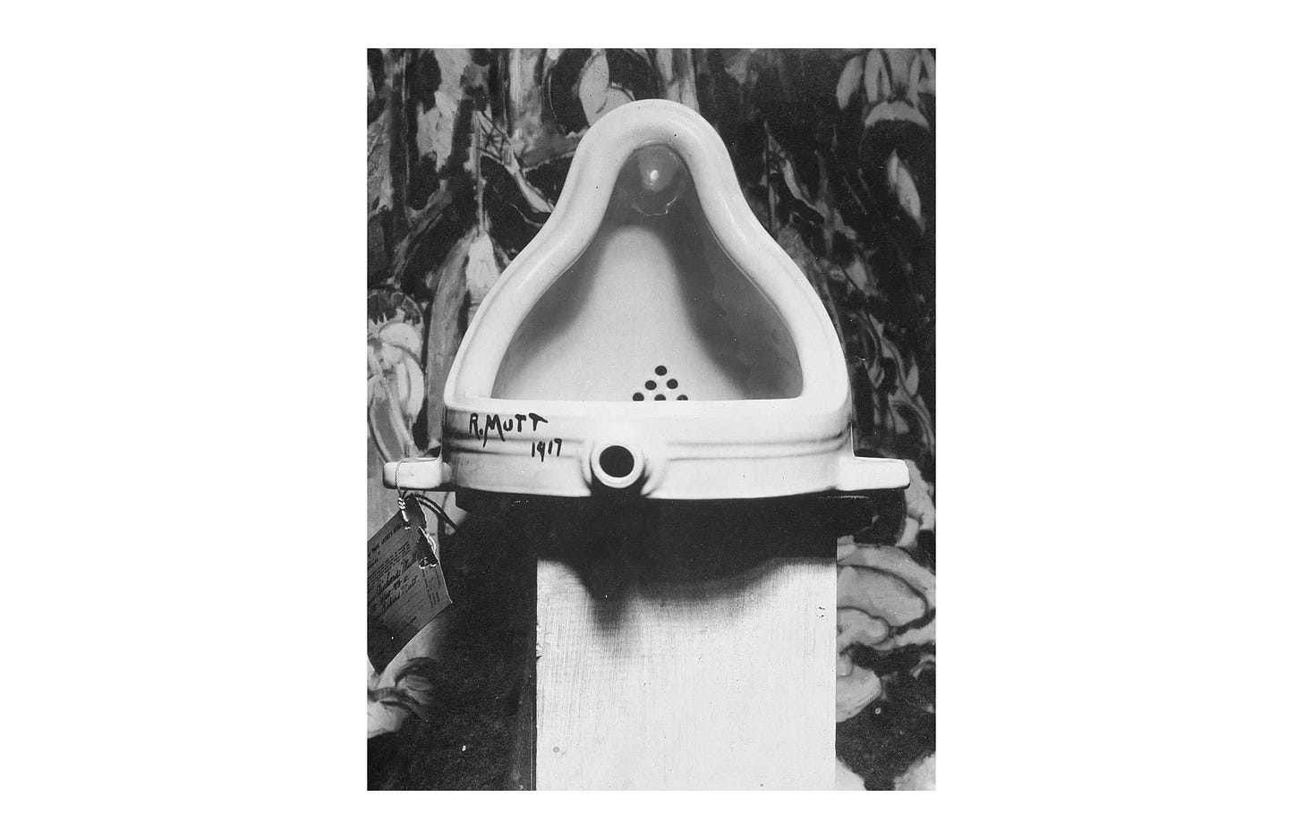 Marcel Duchamp Fountain, 1917, photograph by Alfred Stieglitz