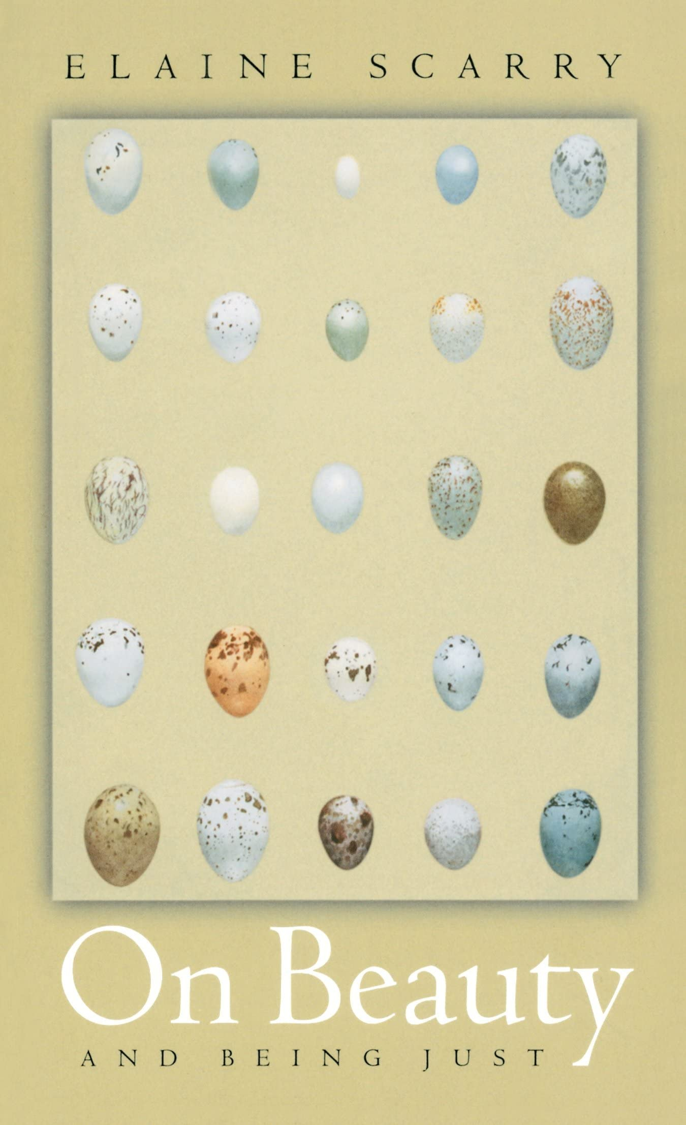 On Beauty and Being Just : Scarry, Elaine: Amazon.es: Libros