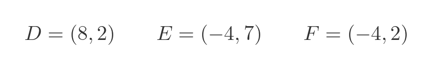 Distance between two points