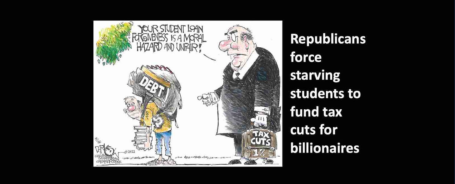 MAGA Republicans force college students to fund tax cuts for billionaires