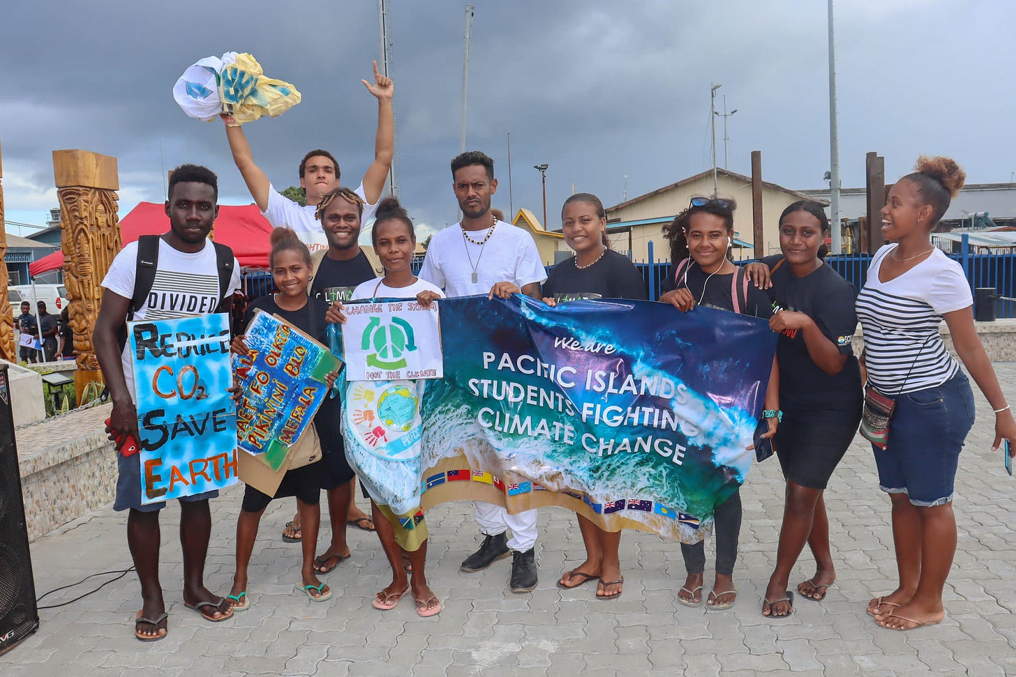 Catching the last wave with 'Pacific Islands Students Fighting Climate  Change' - Caleb Pollard and Belyndar Rikimani | United Nations Development  Programme