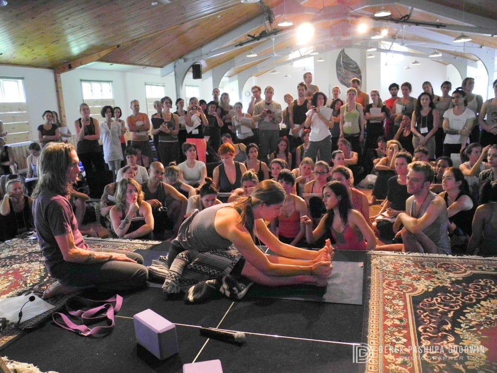 David Life demoing asana David Life demoing asana