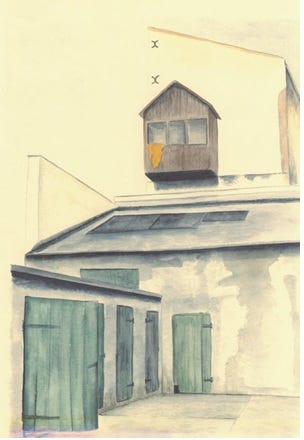 A watercolor of a building with a small house on top

AI-generated content may be incorrect.