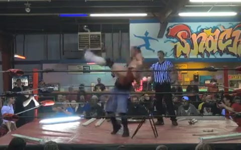[Screenshot: Rotten and Patricks in ring]