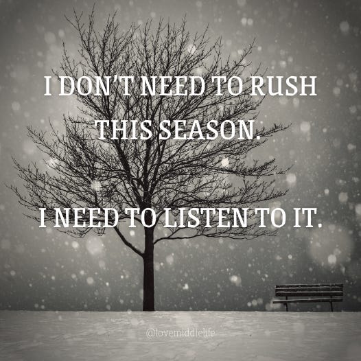 Without Rushing Starting the Year Without Rushing - by Love Middle Life