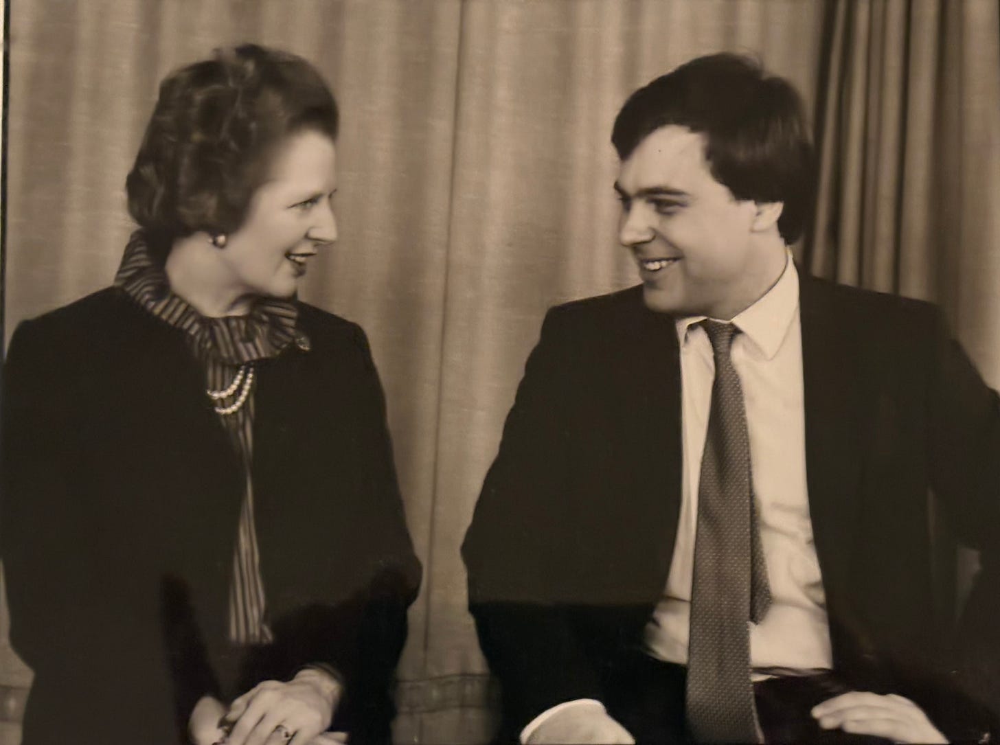 Margaret Thatcher with John Derrick