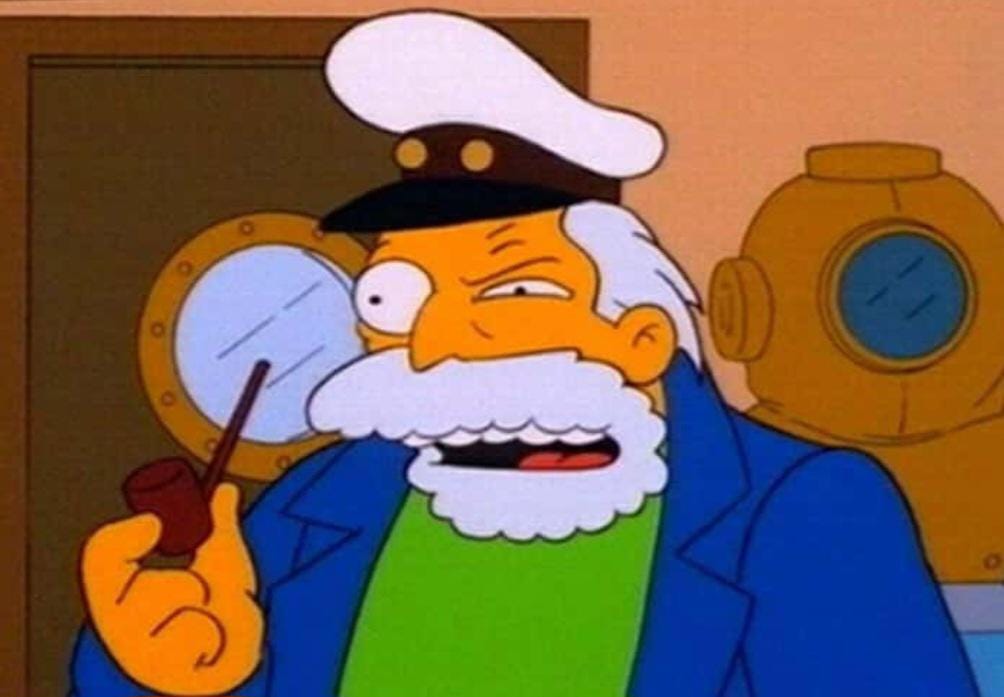 without looking it up, what is the name of the sea captain? : r/TheSimpsons without looking it up, what is the name of the sea captain? : r/TheSimpsons