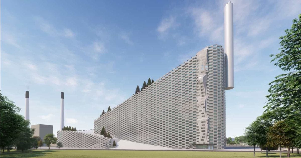 copenhill climbing wall in denmark