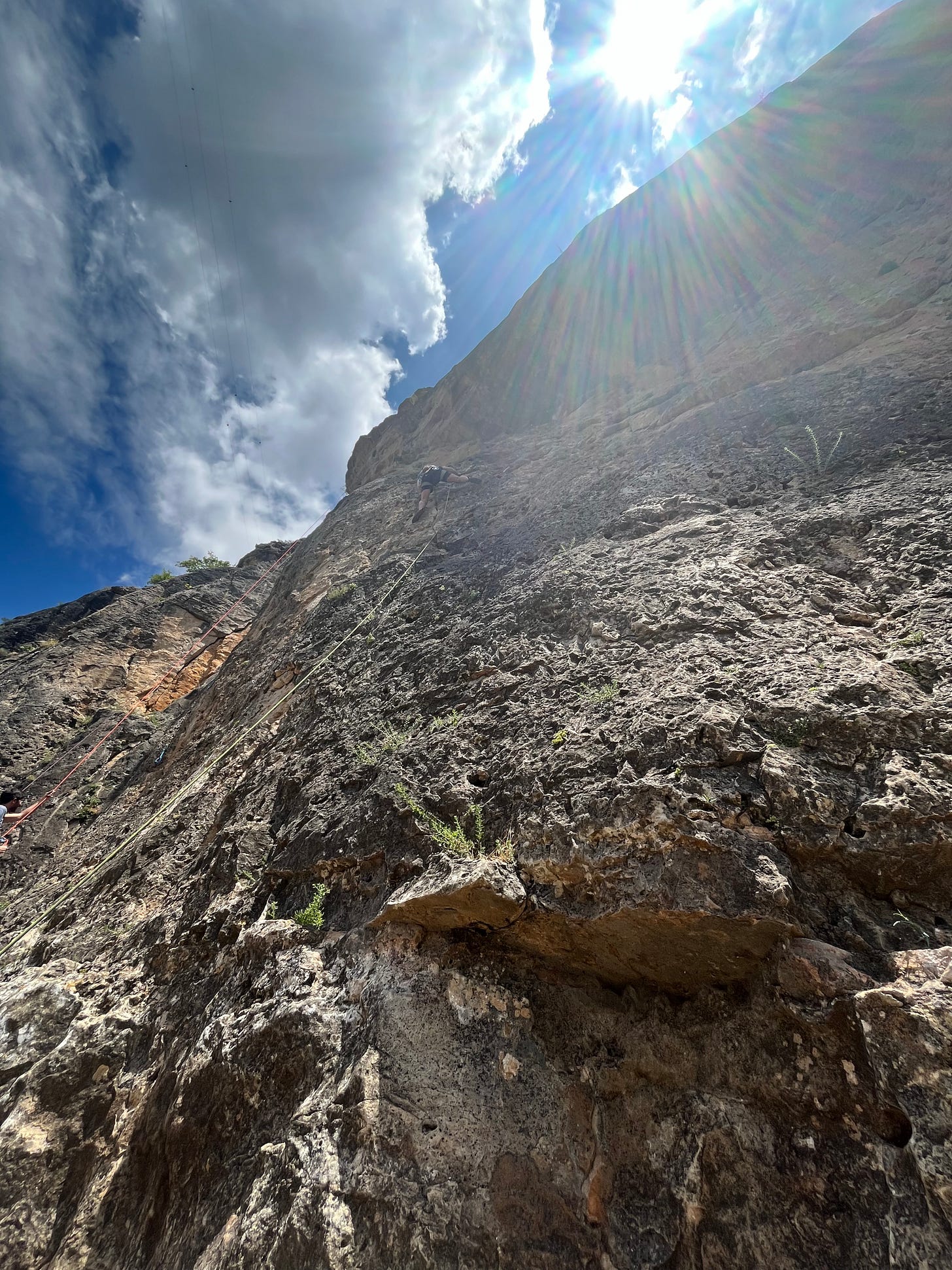 Lead climbing
