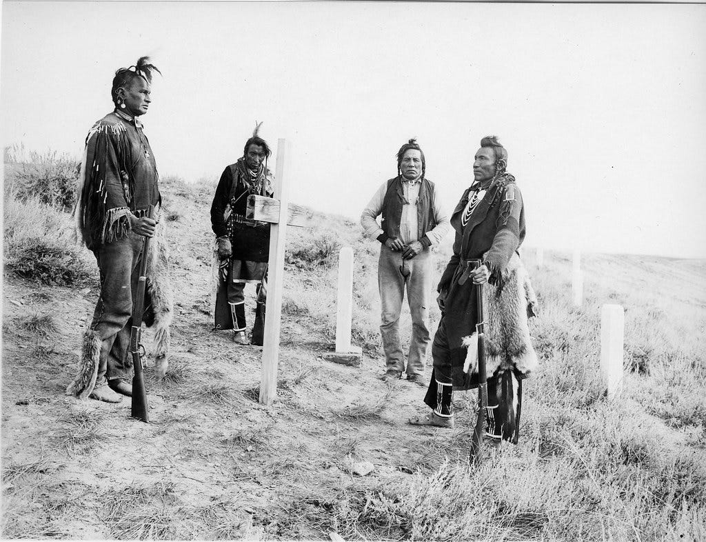Crow Scouts | This photograph features four Crow scouts visi… | Flickr