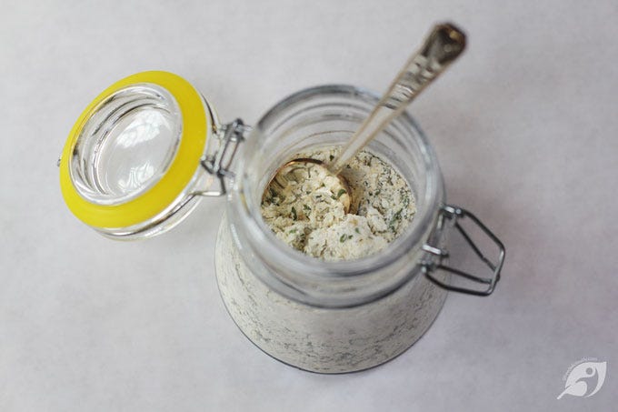 Add the ingredients, whisk to combine, and store for up to 3 months.