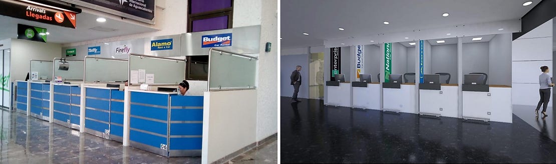 modulos de renta de autos aeropuerto aguascalientes