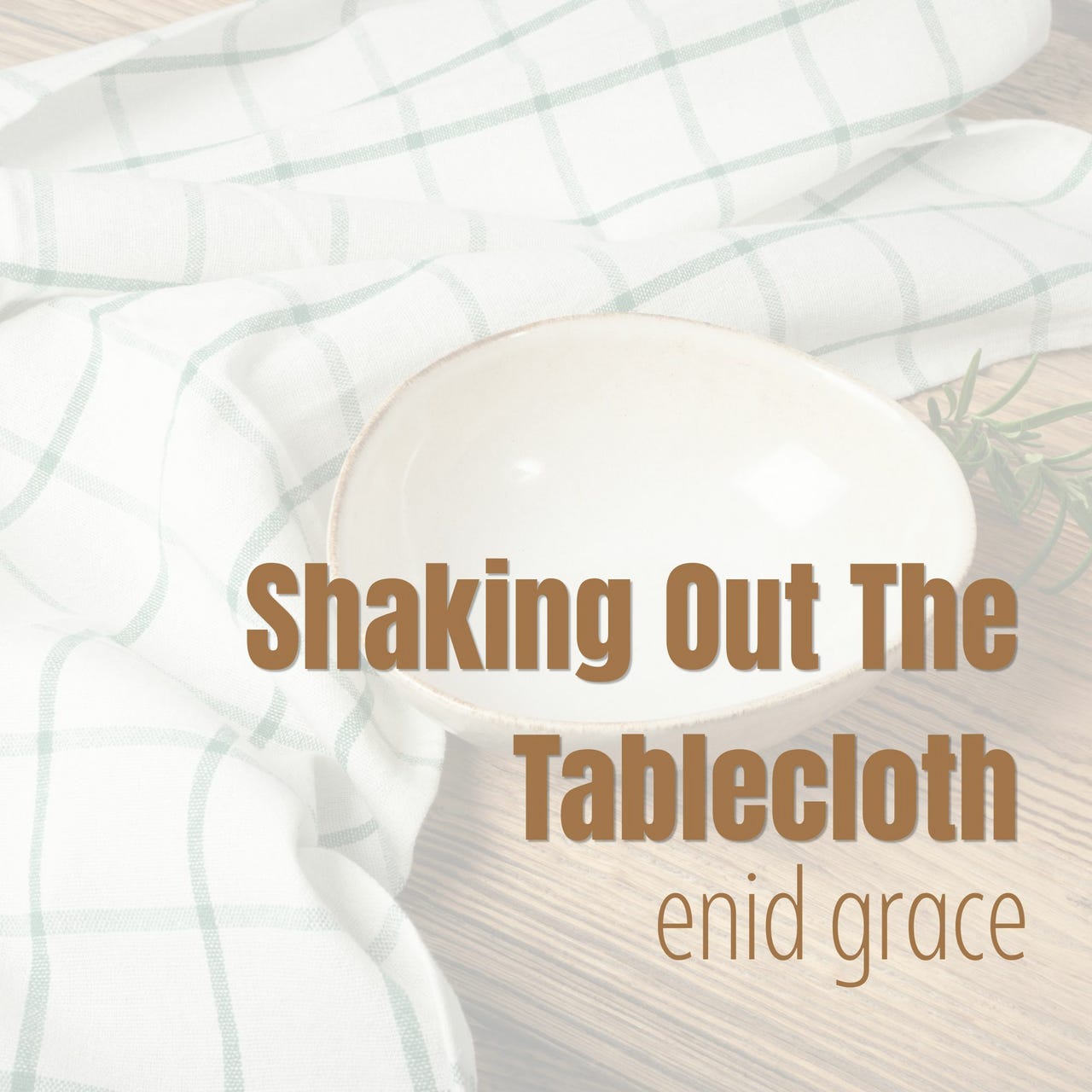Shaking Out The Tablecloth logo