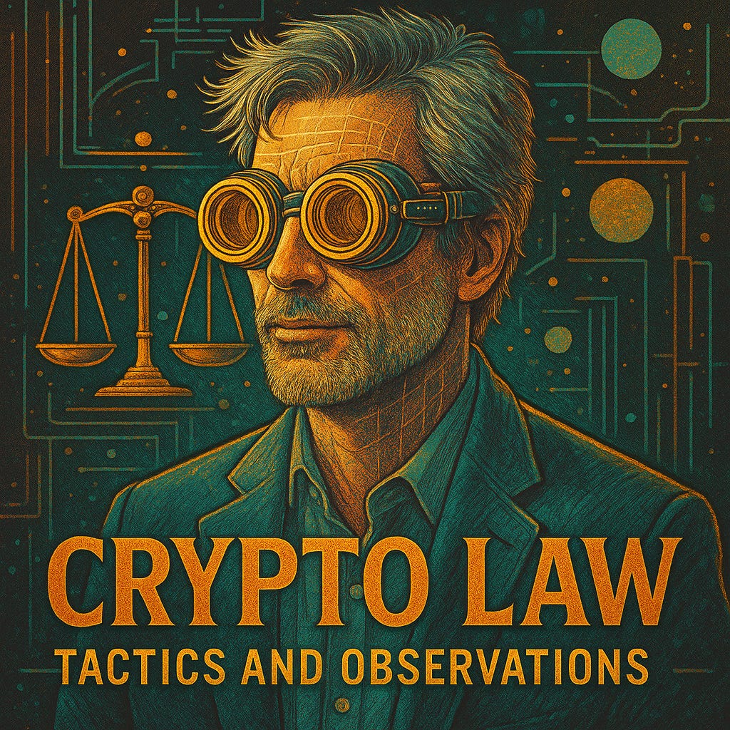 Crypto Law Tactics & Observations