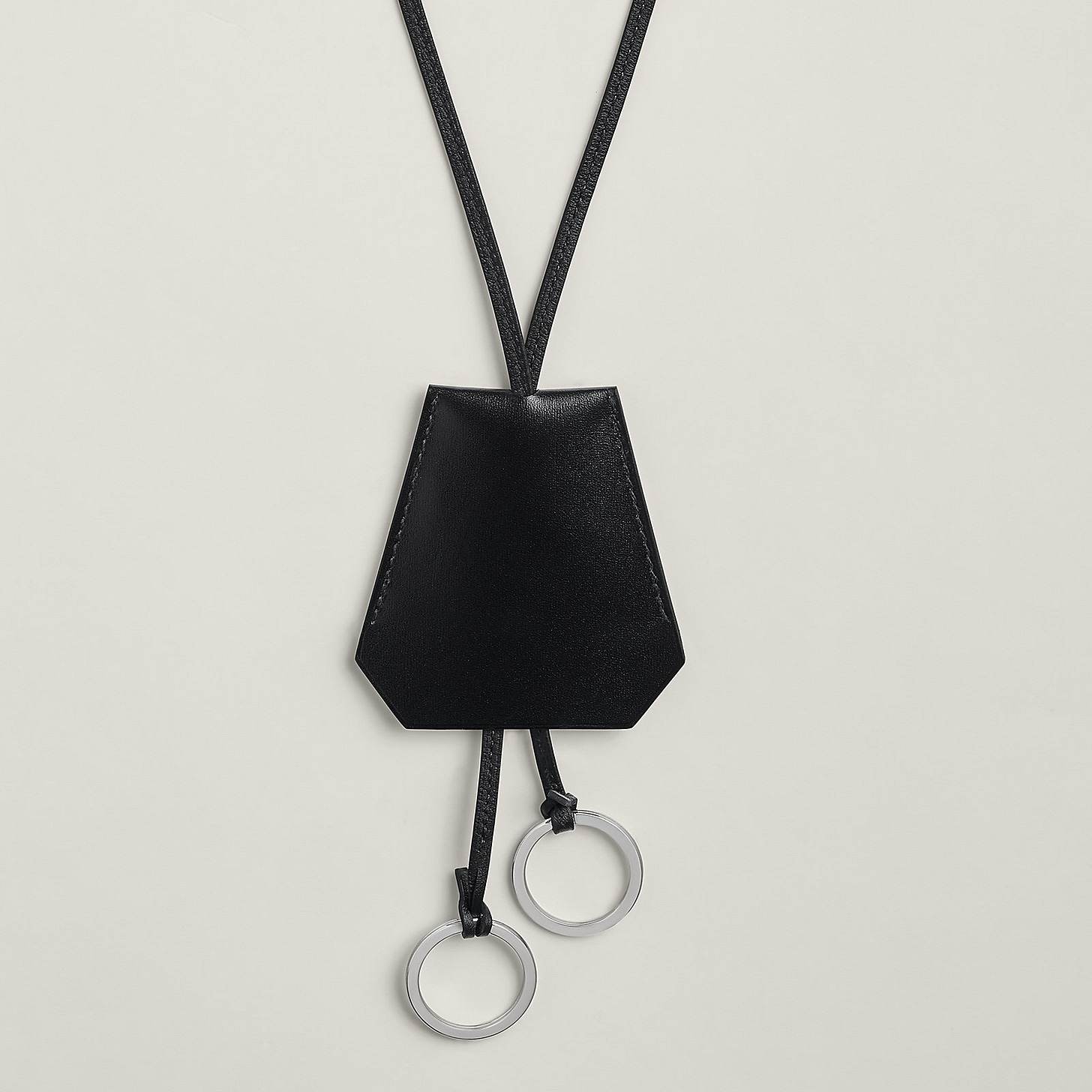 View: front, Clochette long necklace