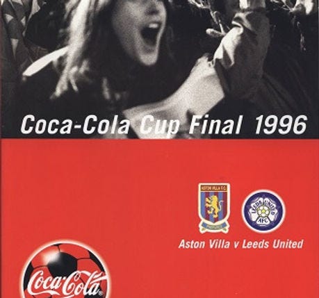 🟩 24 Mar 1996, Villa 3-0 Leeds, Wembley | Aston Villa Database