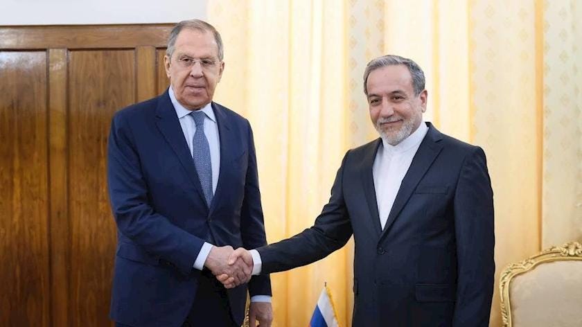 Araghchi, Lavrov Discuss Regional, Global Issues in High-Level Talks