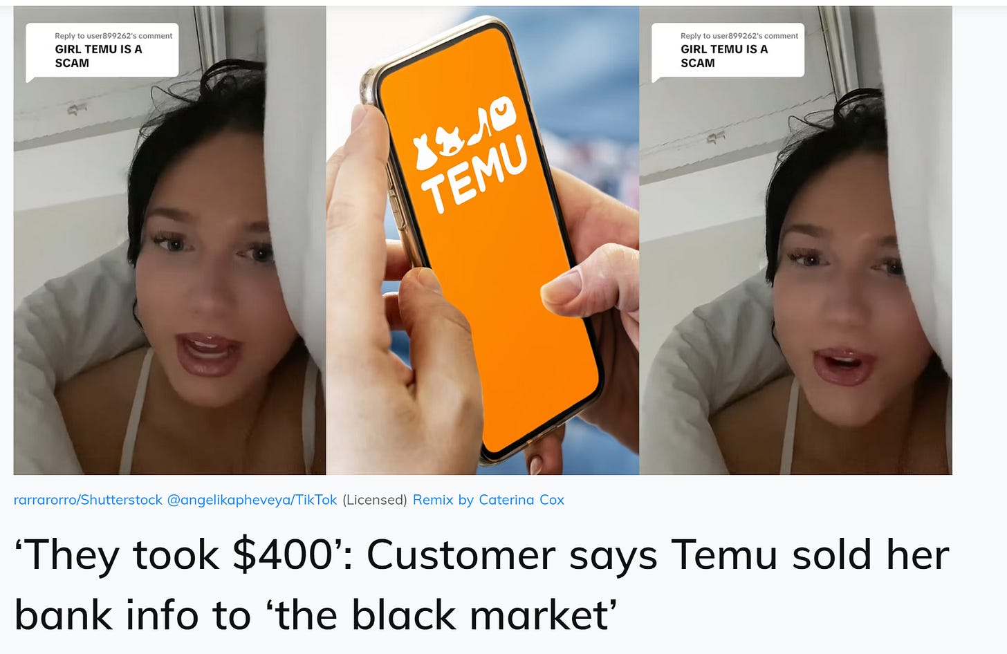 Temu sells data of its customers and they do it shamelessly.