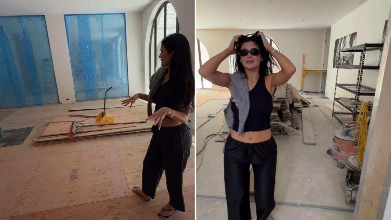 Image of Kylie Jenner revealed details from inside her Italian-inspired dream home.