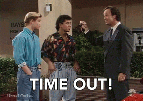 Zach Morris Time Out GIFs | Tenor
