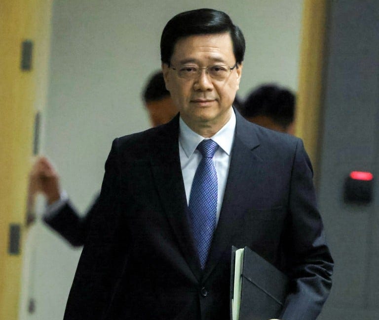 My Non Refoulement Case Sent to John Lee Ka-Chiu. In Transition to Become New Head CEO of Hong Kong. 