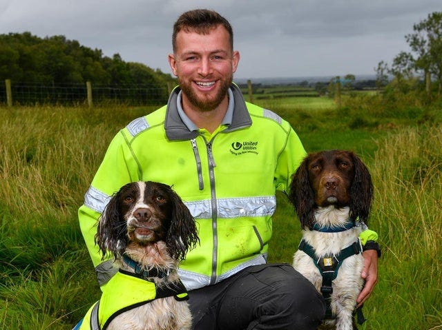 Luke pictured with Denzel and Kilo  (photo: Stuart Walker)